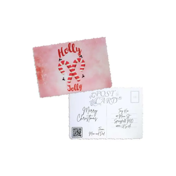 Elegant Christmas Postcard - Kaio-Cards