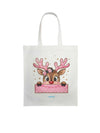 diabetes awareness christmas tote bag pretty deer design reusable festive bag for diabetes awareness