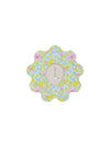 Dexcom G7 flower shape adhesive patch for kids yellow CGM overpatch with decorative design