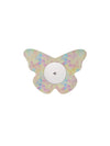 FreeStyle Libre 2 butterfly shape patch in Butterfly Mirage design, breathable adhesive overpatch to help support sensor wear