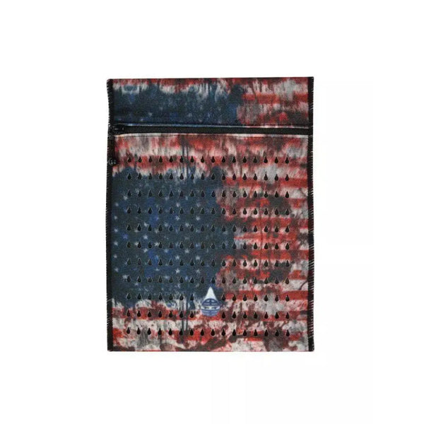 Insulin cooling wallet for 4 pens or 8 vials in vibrant design, keeps insulin cool for 48 hours without electricity, ideal for travel.