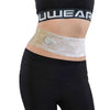 Lace waistband for glucose sensor and insulin pump, designed for comfort and fit.