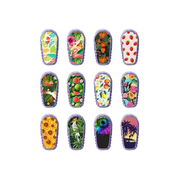 Dexcom G6 Stickers in Reusable Tin Can - Female Series