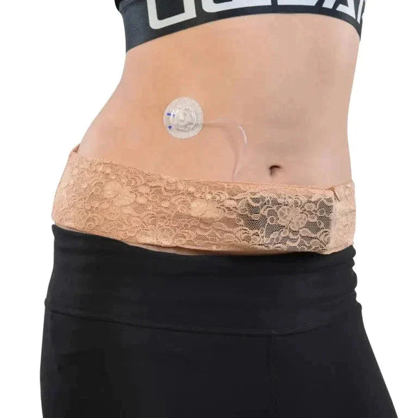 Ζώνη με δαντέλα για αντλία ινσουλίνης - Dia-BellyBand Spacy Lacy
