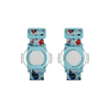 Armband for children with Medtronic Simplera sensor, featuring rotating clip for secure fit, colorful design.