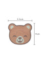 Dexcom G7 bear patch dimensions kids CGM adhesive patch size guide for proper placement and coverage
