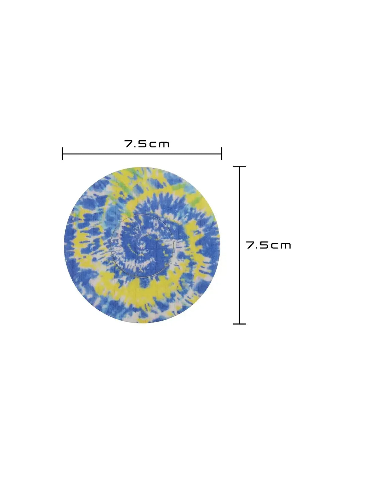 Αυτοκόλλητο επίθεμα για FreeStyle Libre 2, Color Splash, σχέδιο tie-dye, διαστάσεις 7,5 x 7,5 cm