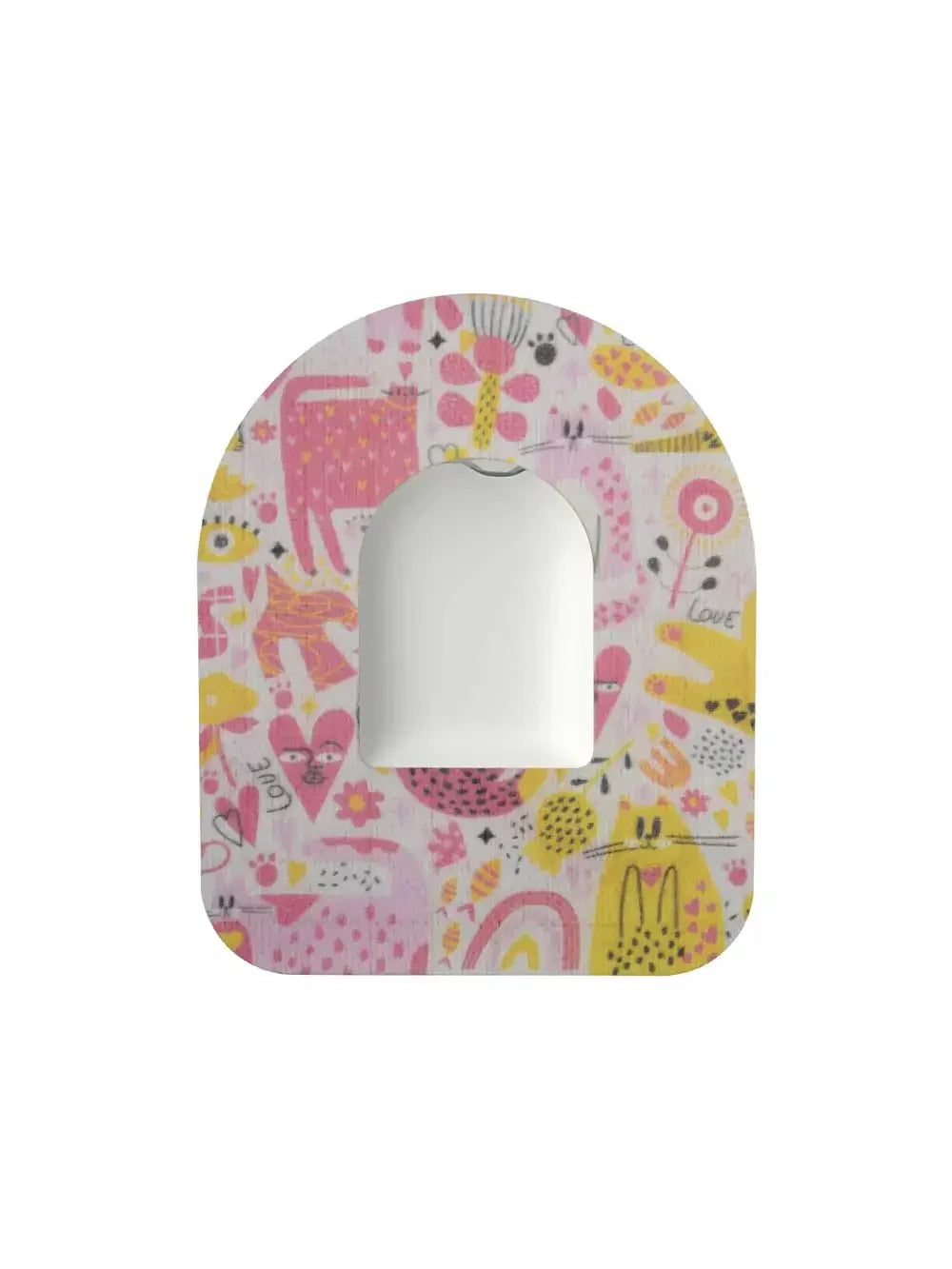 Αυτοκόλλητο επίθεμα για pod Omnipod, σχέδιο Catch the Love