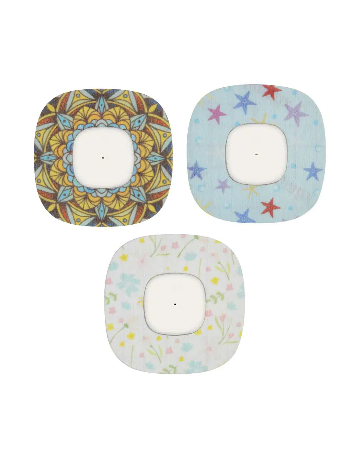 Αυτοκόλλητα επιθέματα για Simplera Sync, σειρά Fresh, σετ Starlit Garden με 3 επιθέματα
