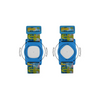 Medtronic Simplera armband for children with rotating clip and metal adjuster, kid-friendly design.
