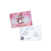 Elegant Christmas Postcard - Kaio-Cards