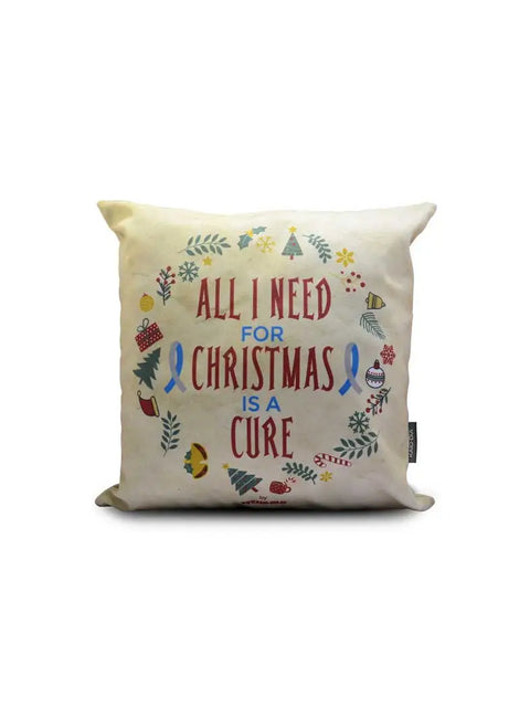 Χριστουγεννιάτικο κάλυμμα μαξιλαριού ευαισθητοποίησης για τον διαβήτη - Dia-Pillow Cover