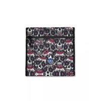 Insulin cooling wallet for kids with skull pattern design, compact and durable, maintains temperature up to 48 hours.