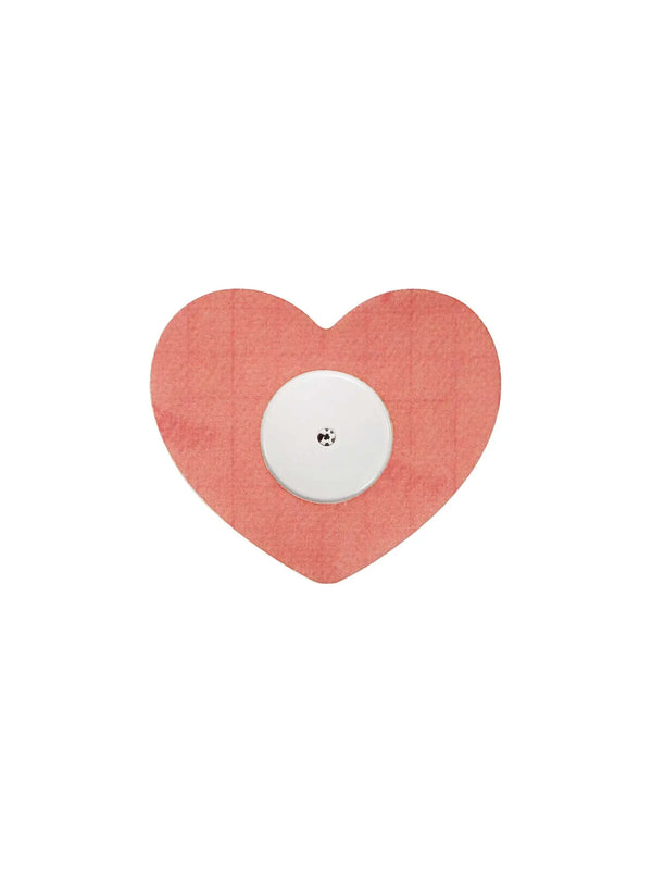 Freestyle Libre 2 heart shape adhesive patch for kids CGM sensor protective overpatch with cute design