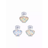 Set of three Guardian Enlite Stickers featuring pastel butterflies and floral designs with a vinyl-laminated, waterproof finish for sensor protection and style.