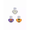Guardian Enlite Halloween Stickers - Set of 3 featuring cute Halloween characters: mummy, pumpkin head, and Frankenstein on colorful backgrounds.