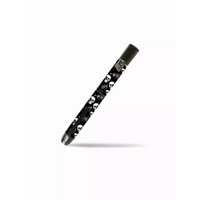 InPen Insulin Pen Stickers - Skeletons and skulls design on a black background.