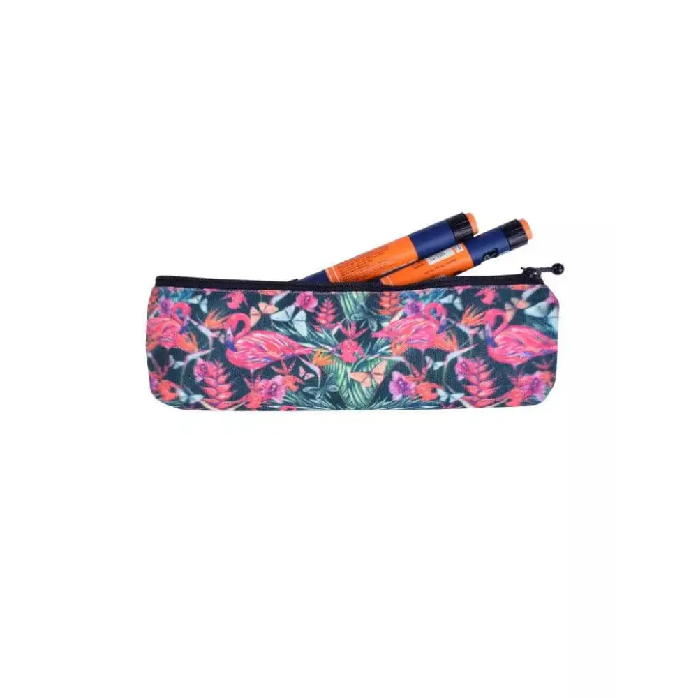 Insulin Cooler Travel Case with vibrant design for medication cooling up to 48 hours.