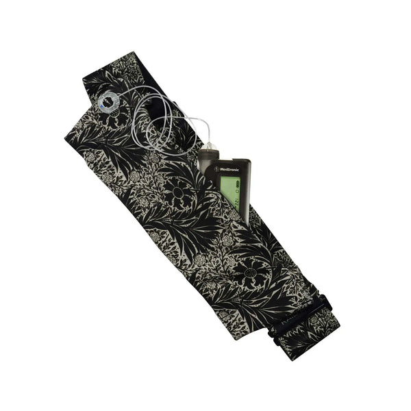 Ρυθμιζόμενη ζώνη αντλίας ινσουλίνης με γάντζο G – Συλλογή Midnight