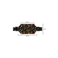 Colorful patterned fabric belt for Dia-Body Pouch, ideal for insulin pumps