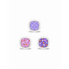 Medtronic Simplera CGM Stickers Spring Edition 2025 featuring vibrant floral designs in purple, pink, and orange tones.