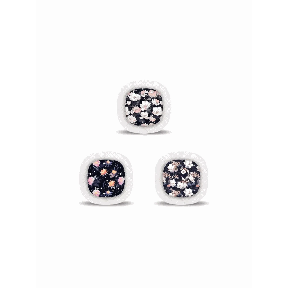Medtronic Simplera CGM Stickers Spring Edition 2025, floral patterns, waterproof vinyl, durable.