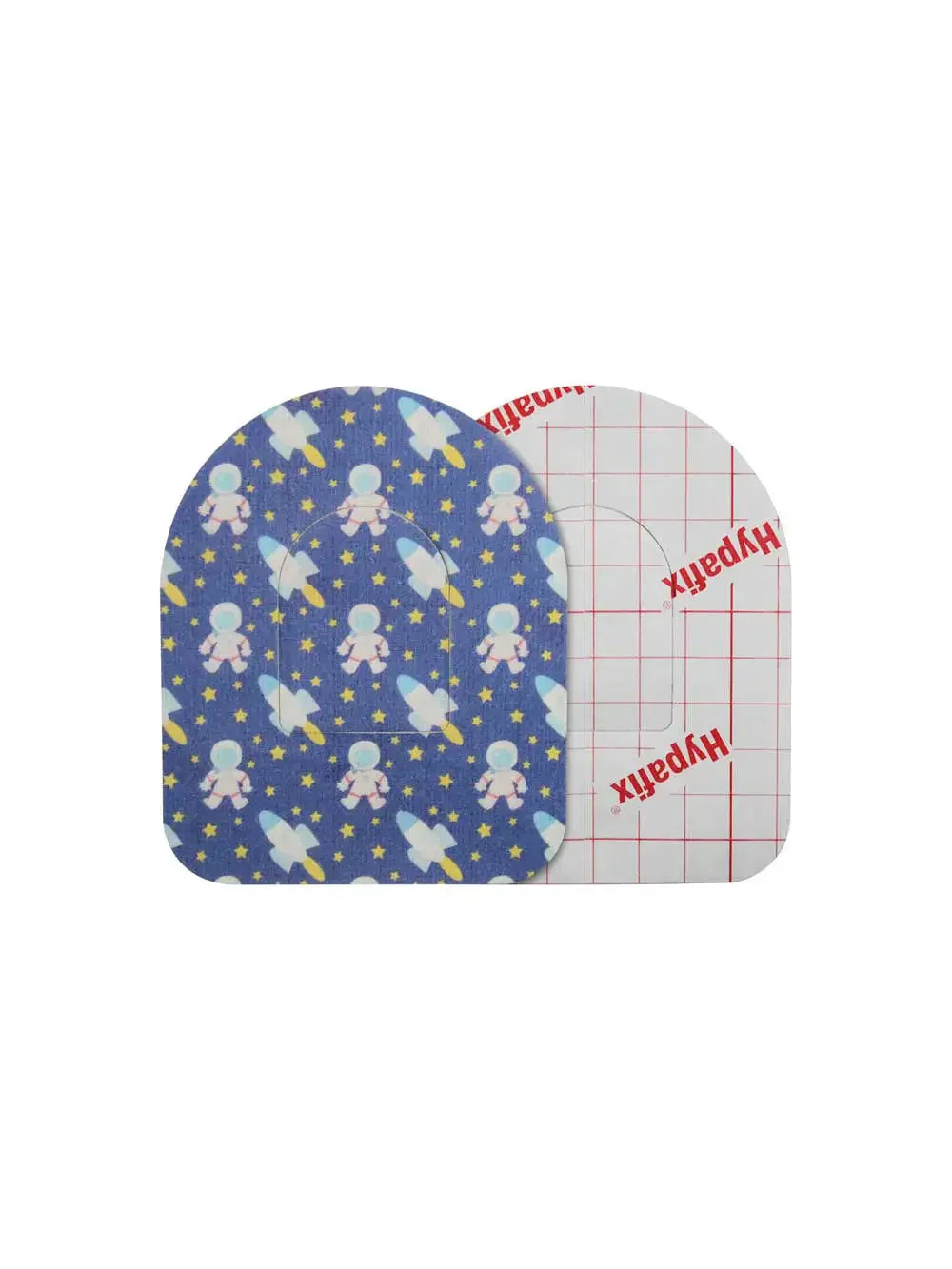 Omnipod Pod Patch with childhood memories design, adhesive patch with adhesion-enhancing and remover wipes.