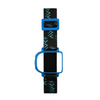 Omnipod insulin patch pump adjustable armband with blue Dia-Style clip for secure fit.