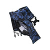 Adjustable waist belt for insulin pump with floral design, lightweight, discreet, suitable for various pumps.