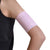 Children blood glucose sensor armband in pink, designed to hold a glucose sensor securely and comfortably for active kids.
