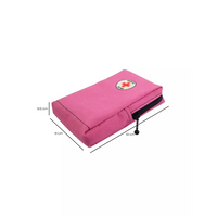Pink Dia-T1D Mini Kit Bag with dimensions 9 x 3.5 x 13 cm for diabetic essentials.
