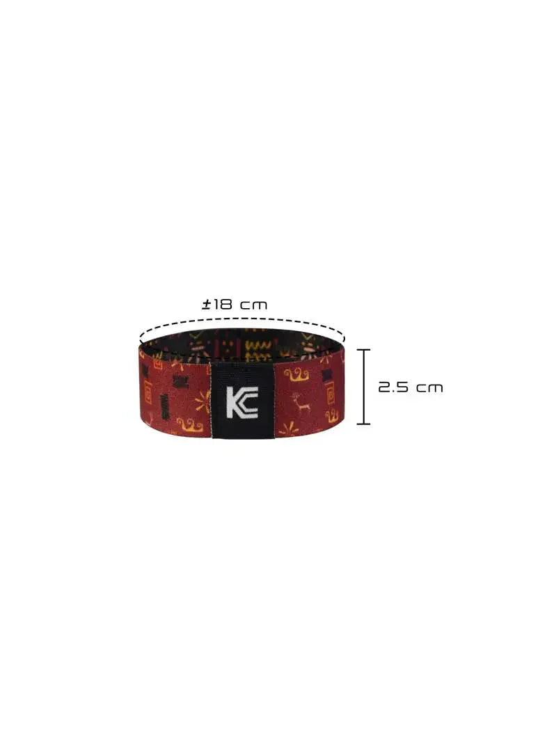 Reversible Diabetes Awareness Wristband by Kaio, 2.5cm height, stylish design for diabetic awareness.