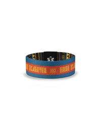 Reversible Diabetes Awareness Wristband - Kaio-Wristband with message and pattern design, 2.5 cm height.
