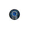 Viking-inspired embroidered diabetes awareness iron-on patch featuring Nordic runes.
