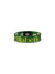 Reversible Type 1 Diabetes Awareness Wristband for Children with daisies, "Diabetic" text, green background.