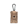 Universal insulin pump pouch in lace design with carabiner attachment.
